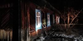 Фото с места пожара предоставлено ГУ МЧС России по Курганской области.